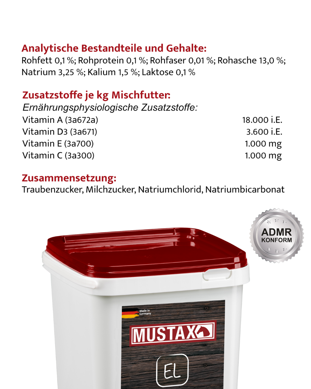 MUSTAX Electrolyte